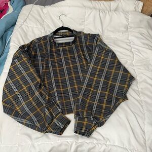 Streetwear Society Checkered Long Sleeve Shirt